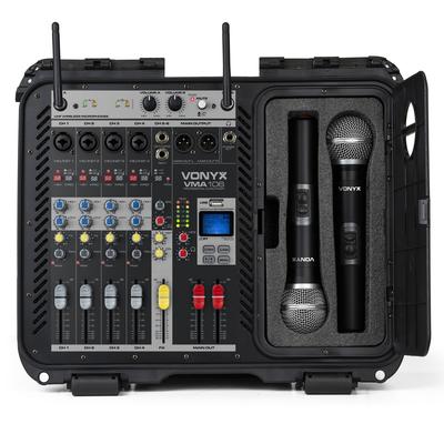 VMA106- 6CH powered mixer, 2 x 600W